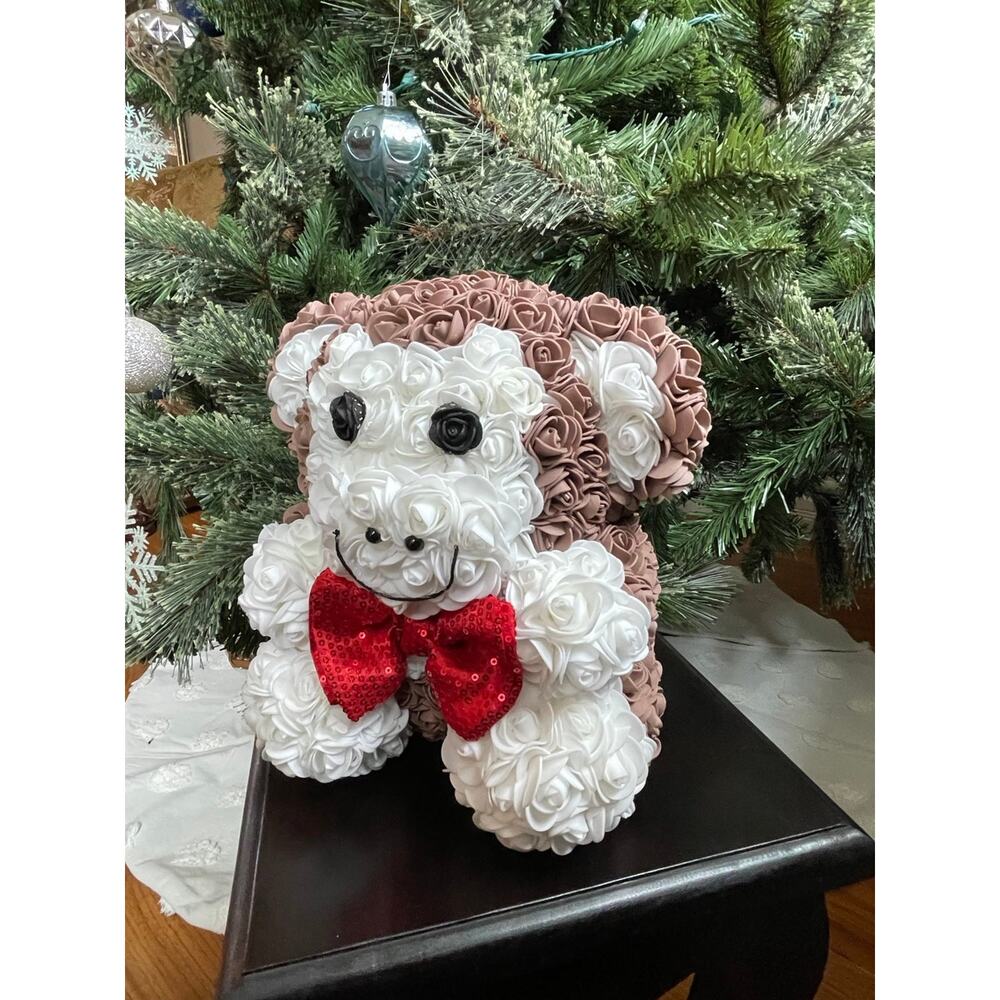 Handmade Christmas Monkey From Roses - Picture 4 of 7